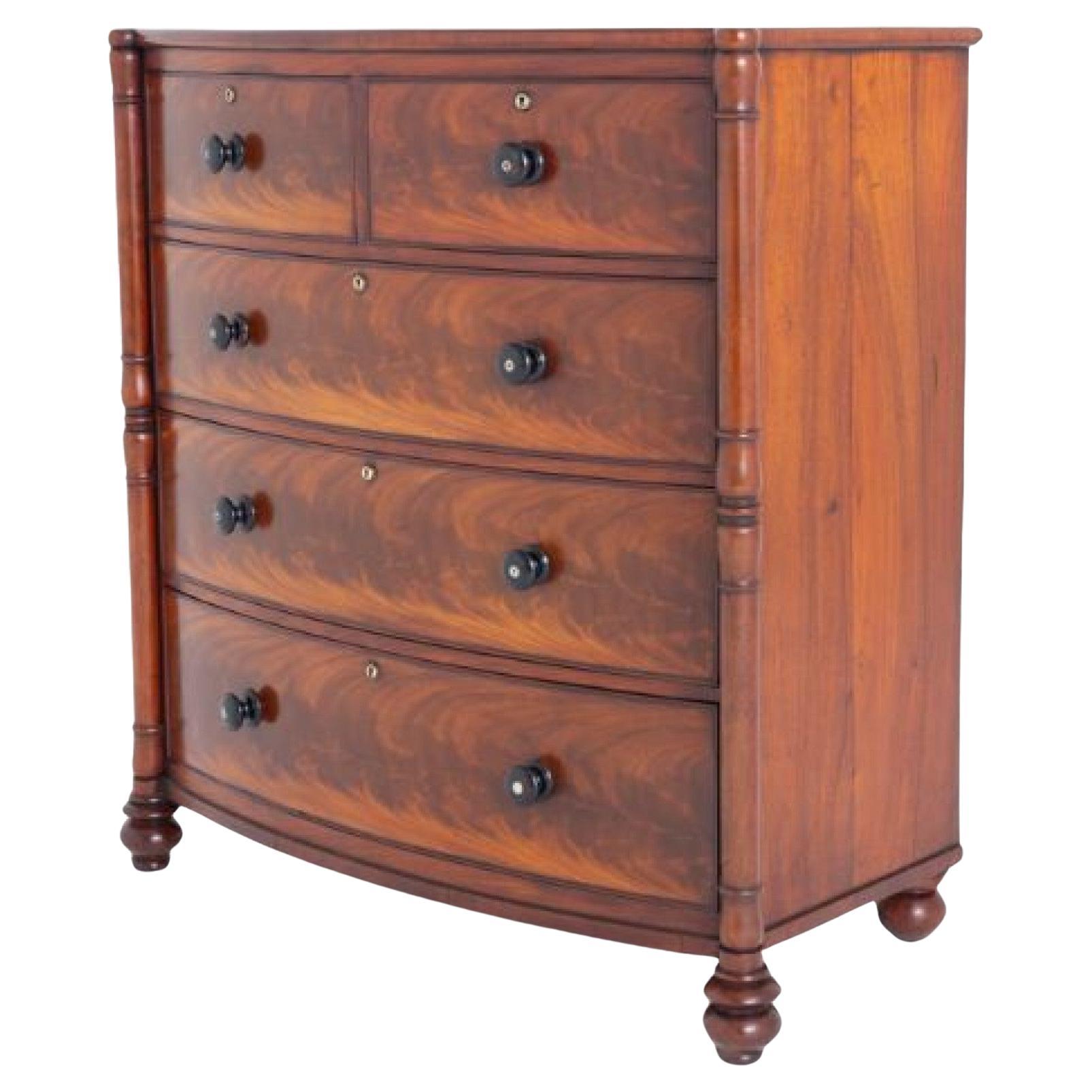 Cómoda de época William IV Caoba Siglo XIX