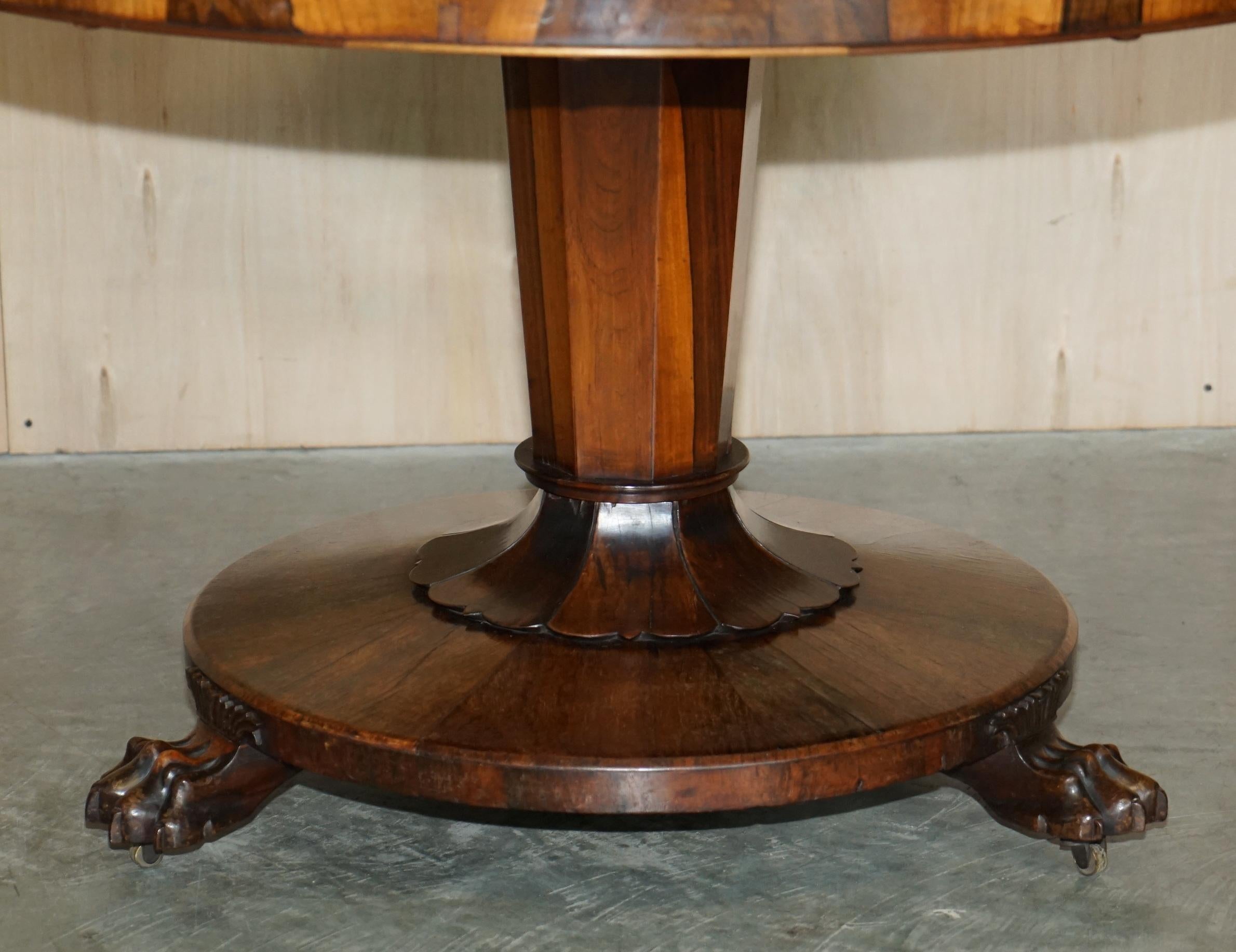 We are delighted to offer for sale this exquisite antique circa 1830 William IV Rosewood centre table

A very good looking and well made antique centre table. This piece is as good and honest as they come, it has the original finish hence some