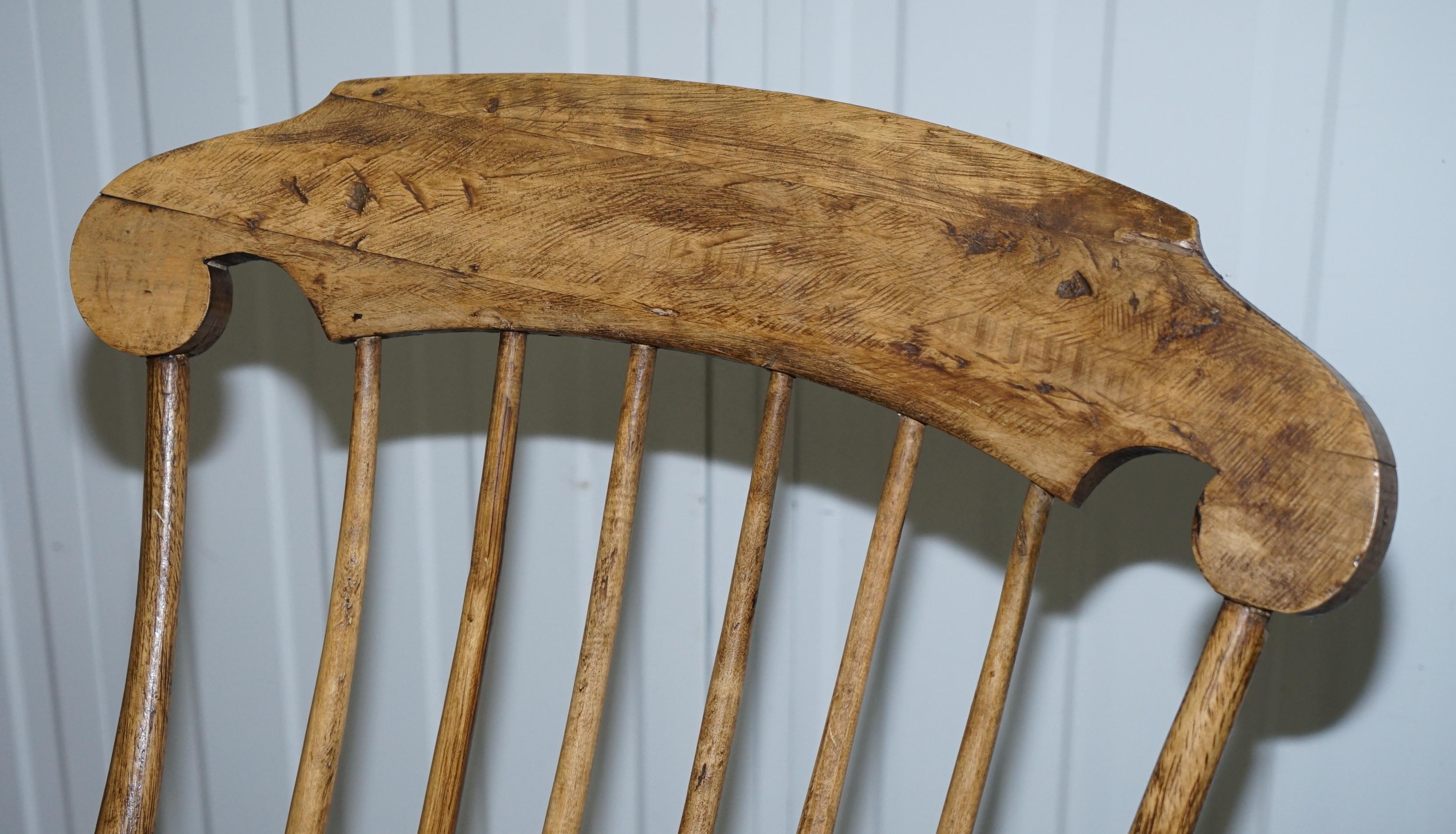 antique swedish rocking chair