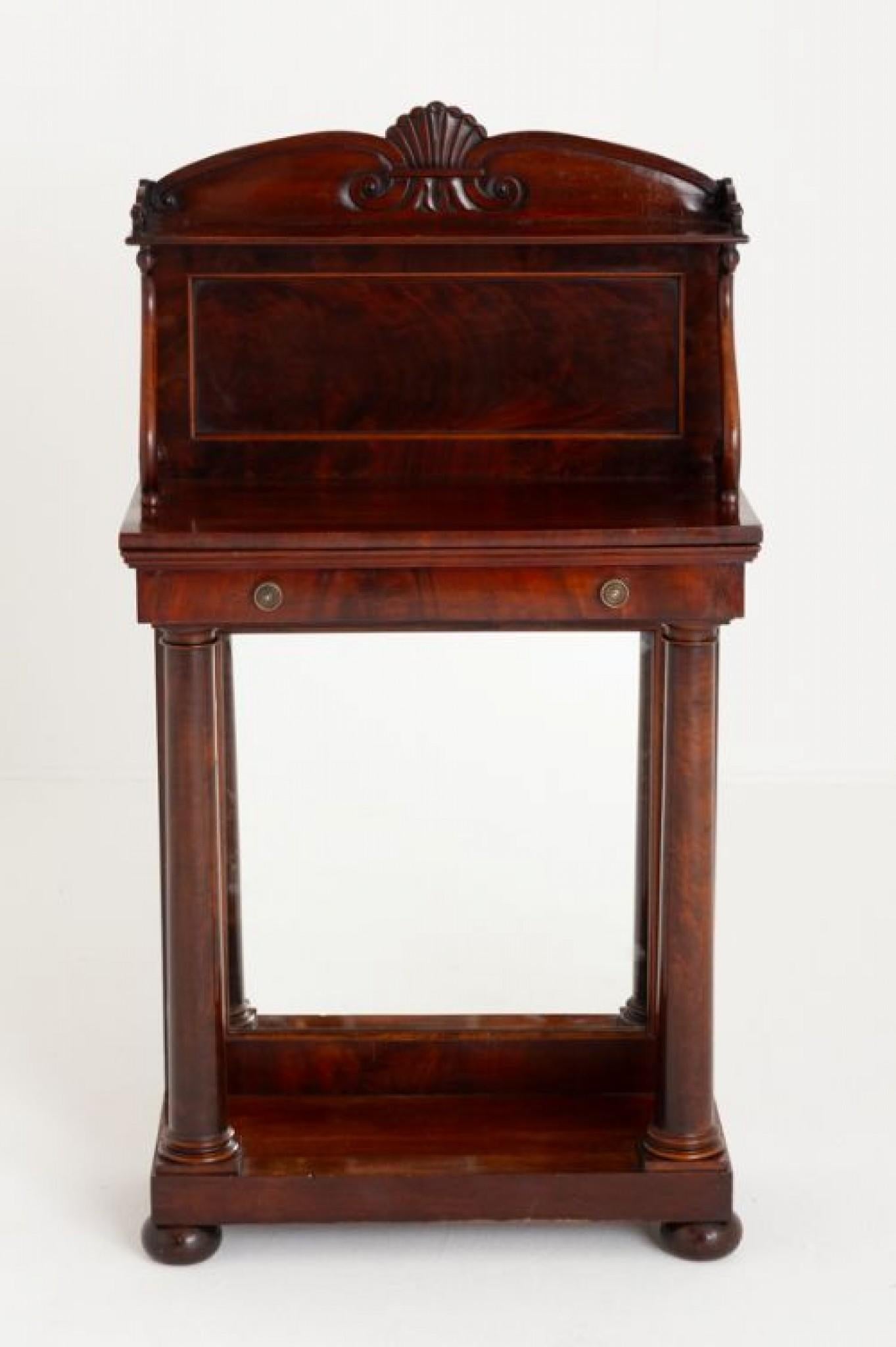 William IV Console Table Mahogany Pier 19th Century For Sale 2