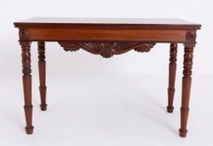 William IV Console Table Mahogany Side 19th Century