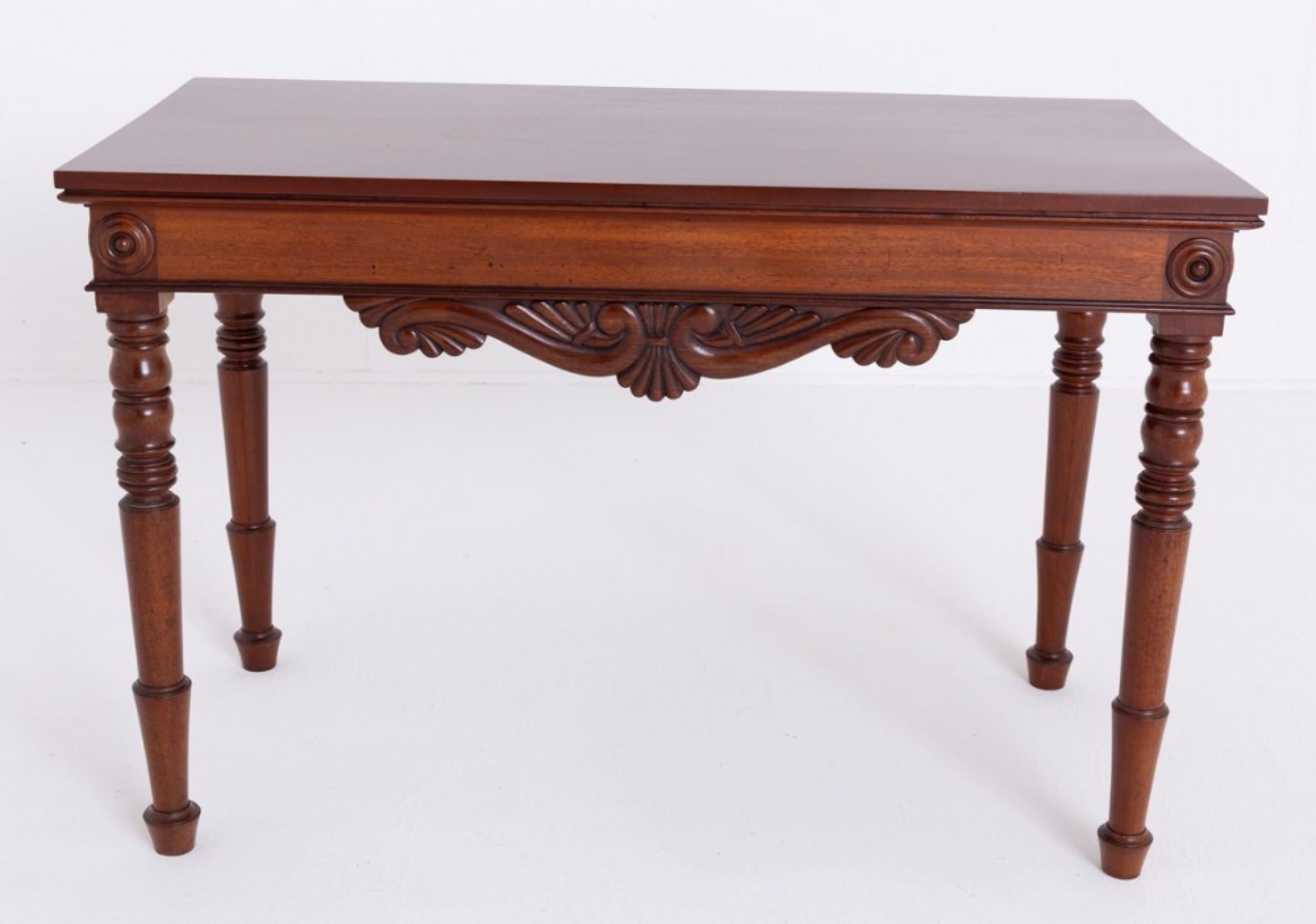 William IV Console Table Mahogany Side 19th Century In Good Condition For Sale In Potters Bar, GB