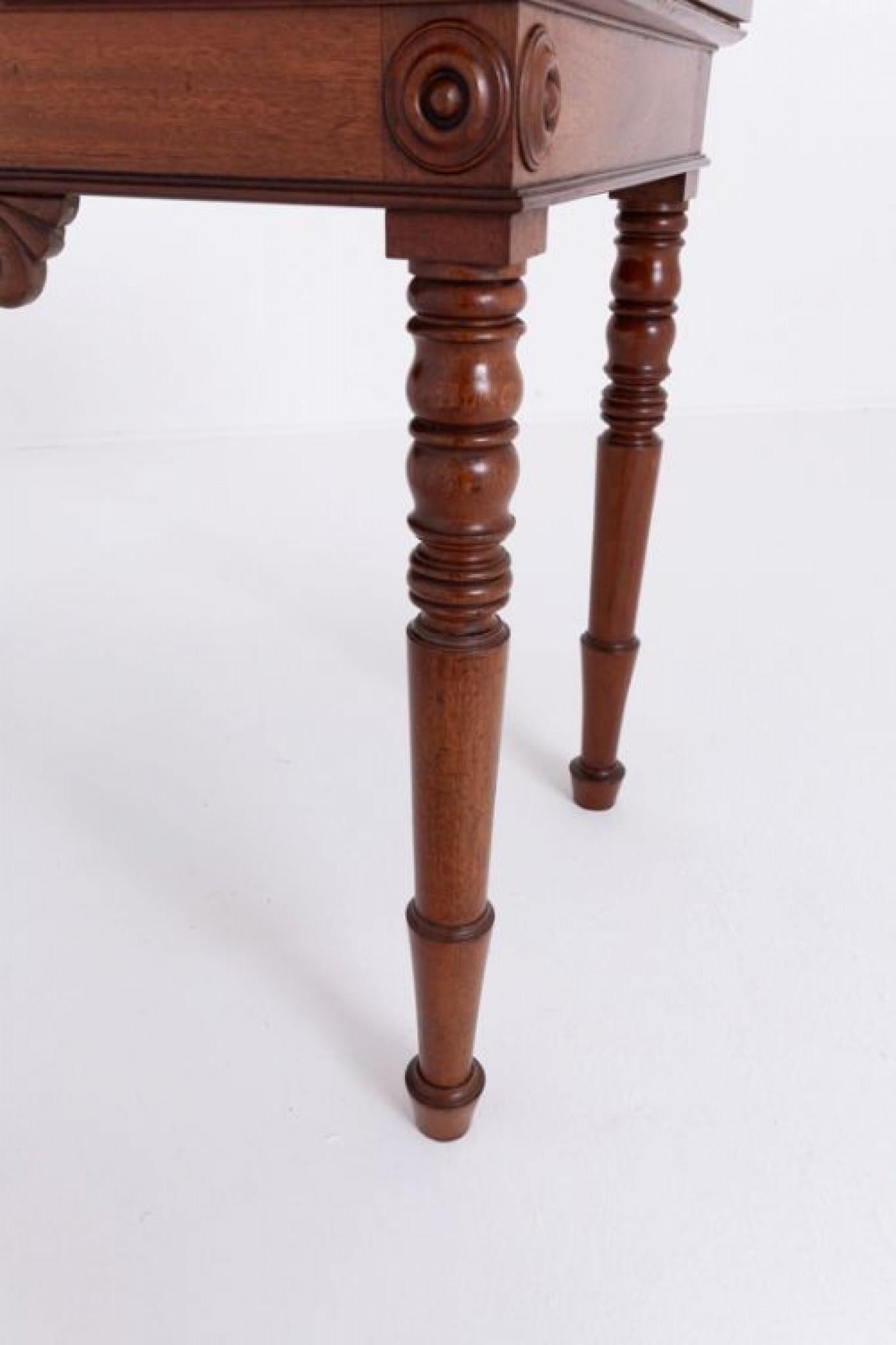 William IV Console Table Mahogany Side 19th Century For Sale 2
