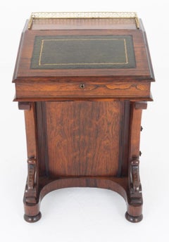William IV Davenport Desk Period Antique 19th Century