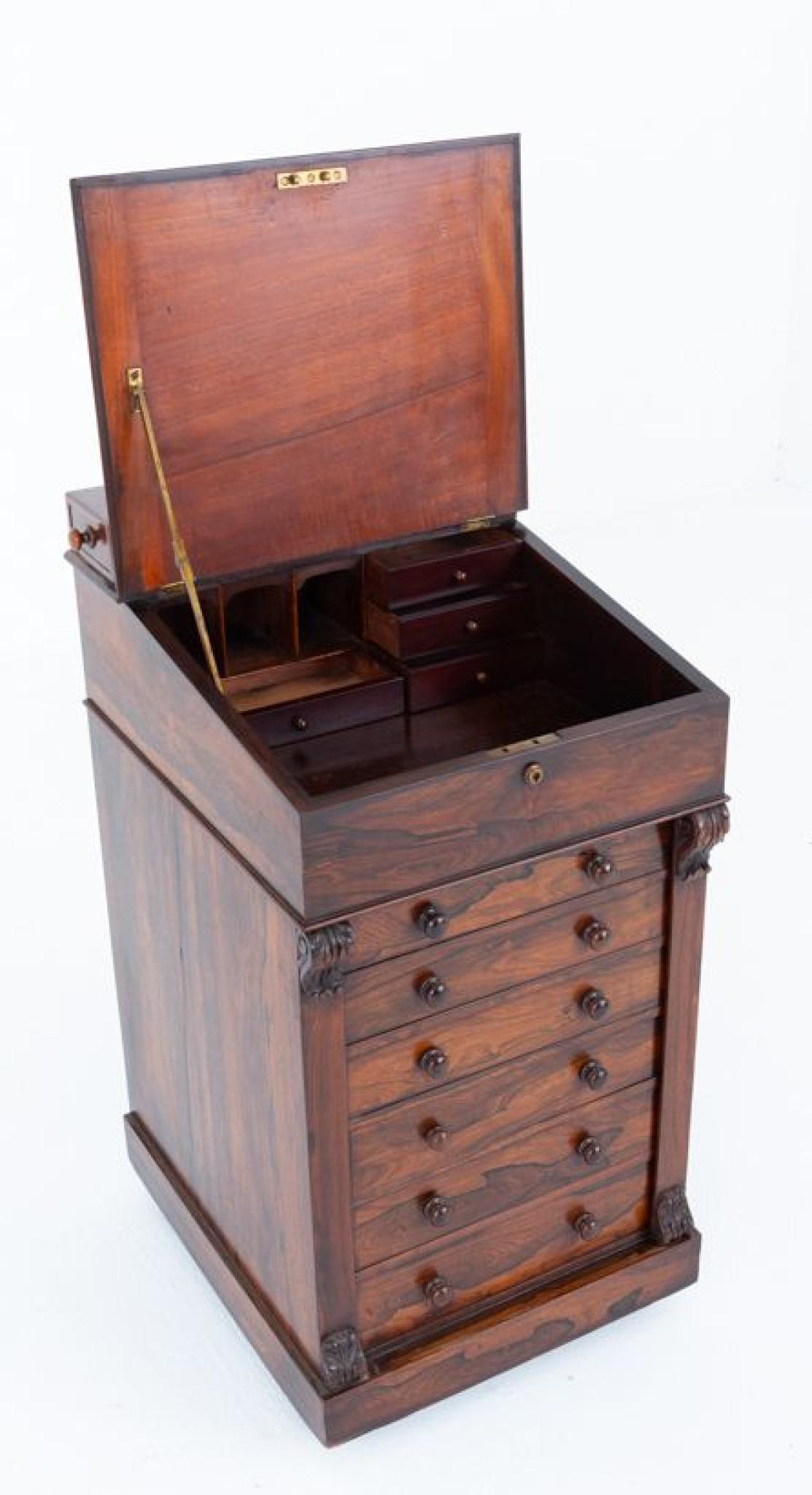 Scrivania Davenport di William IV con piano a scorrimento del XIX secolo In condizioni buone in vendita a Potters Bar, GB