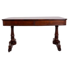William-IV-Desk-Mahogany-Library-Table-19th-Century