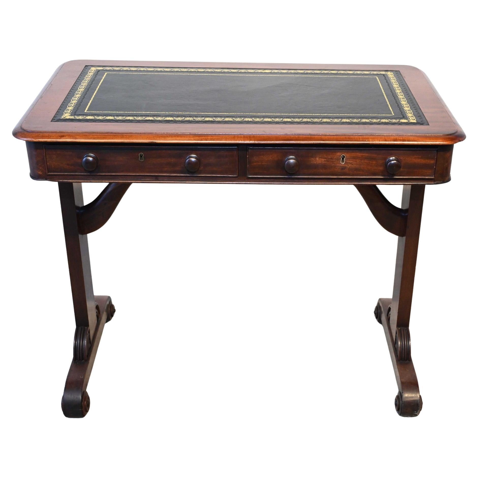 William IV Desk Mahogany Writing Table 1820