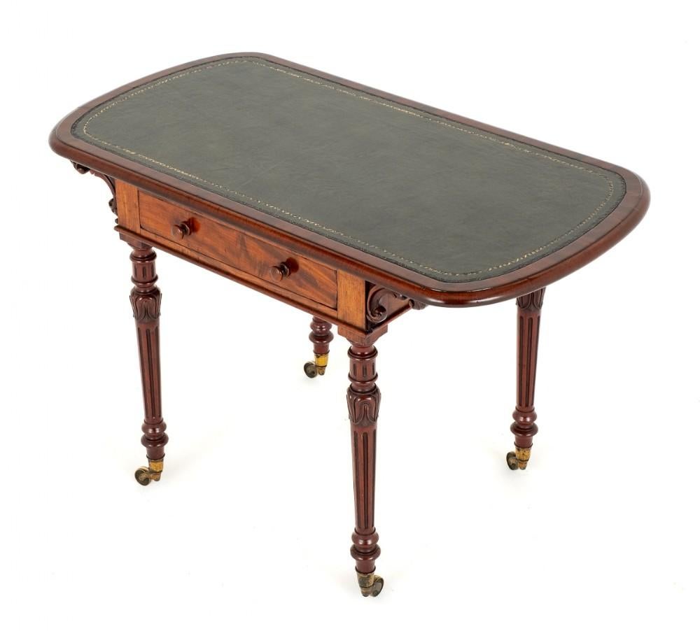 19th Century William IV Desk Writing Table 19th C For Sale