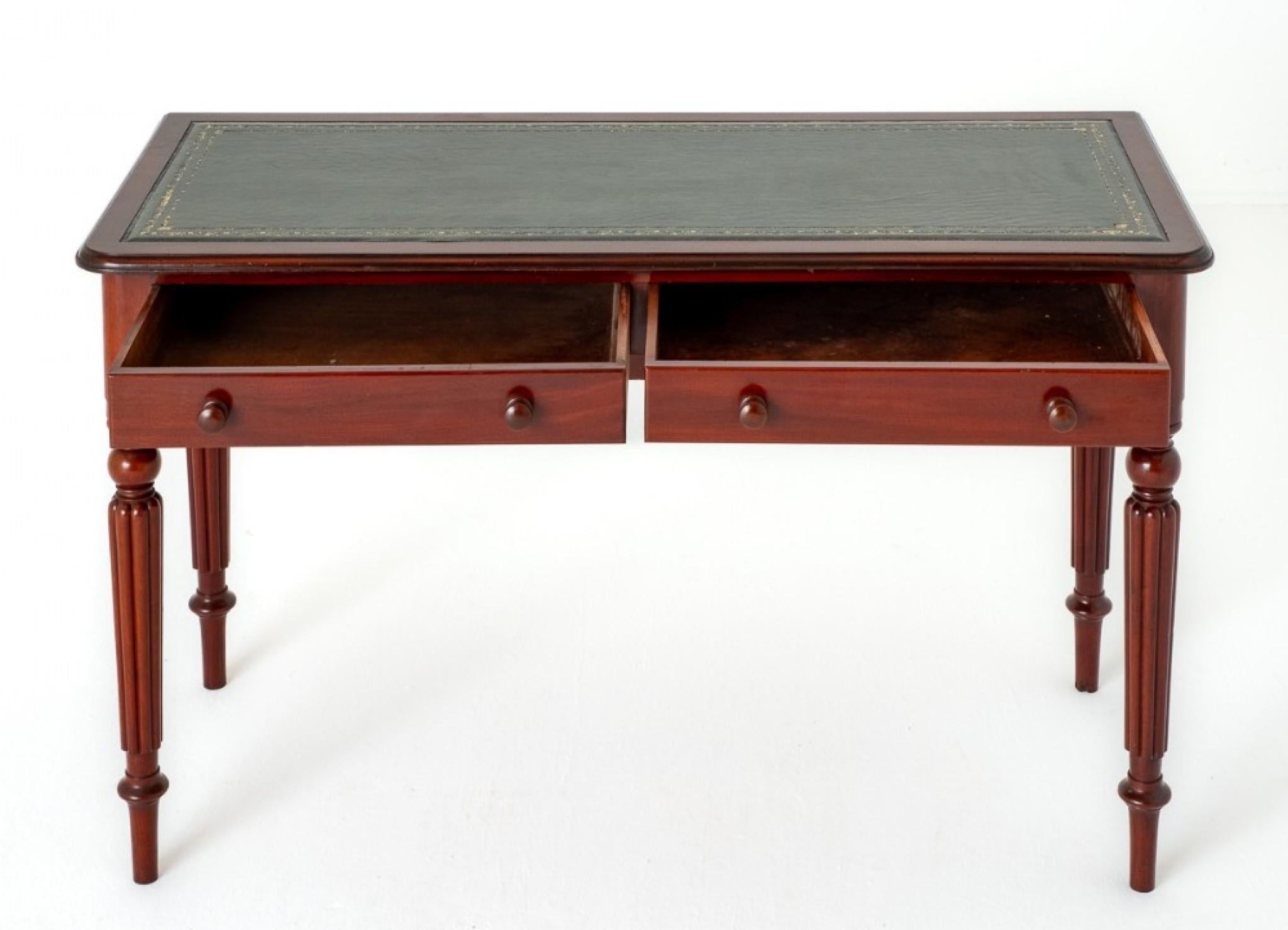 William IV Desk Writing Table Mahogany For Sale 1