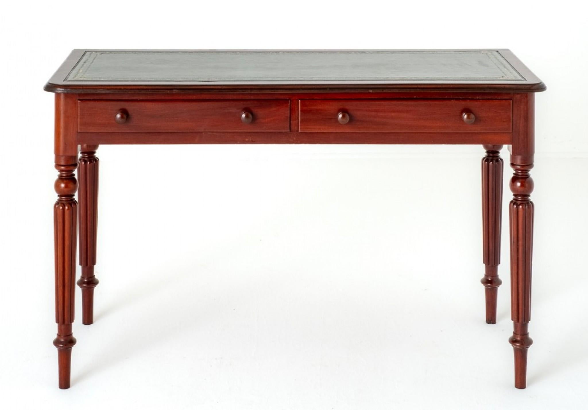 William IV Desk Writing Table Mahogany For Sale 2