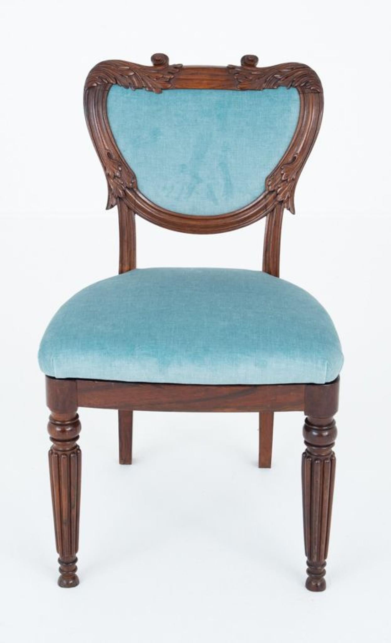 Sedie da pranzo William IV Gambe a gillo in mogano In condizioni buone in vendita a Potters Bar, GB