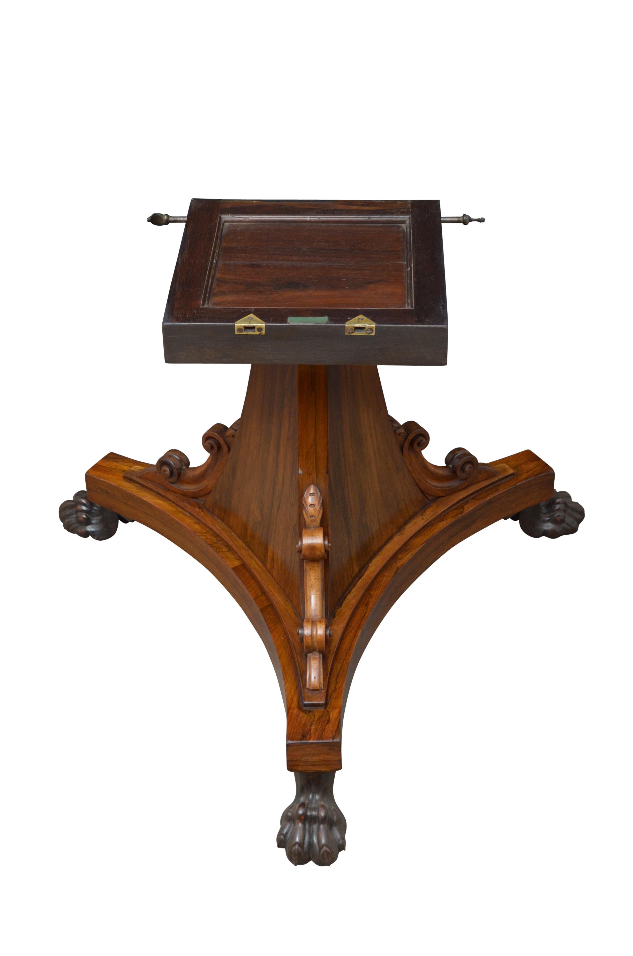 William IV Dining Table Centre Table in Rosewood 10