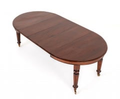 William IV Dining Table Extending Mahogany 19th Century