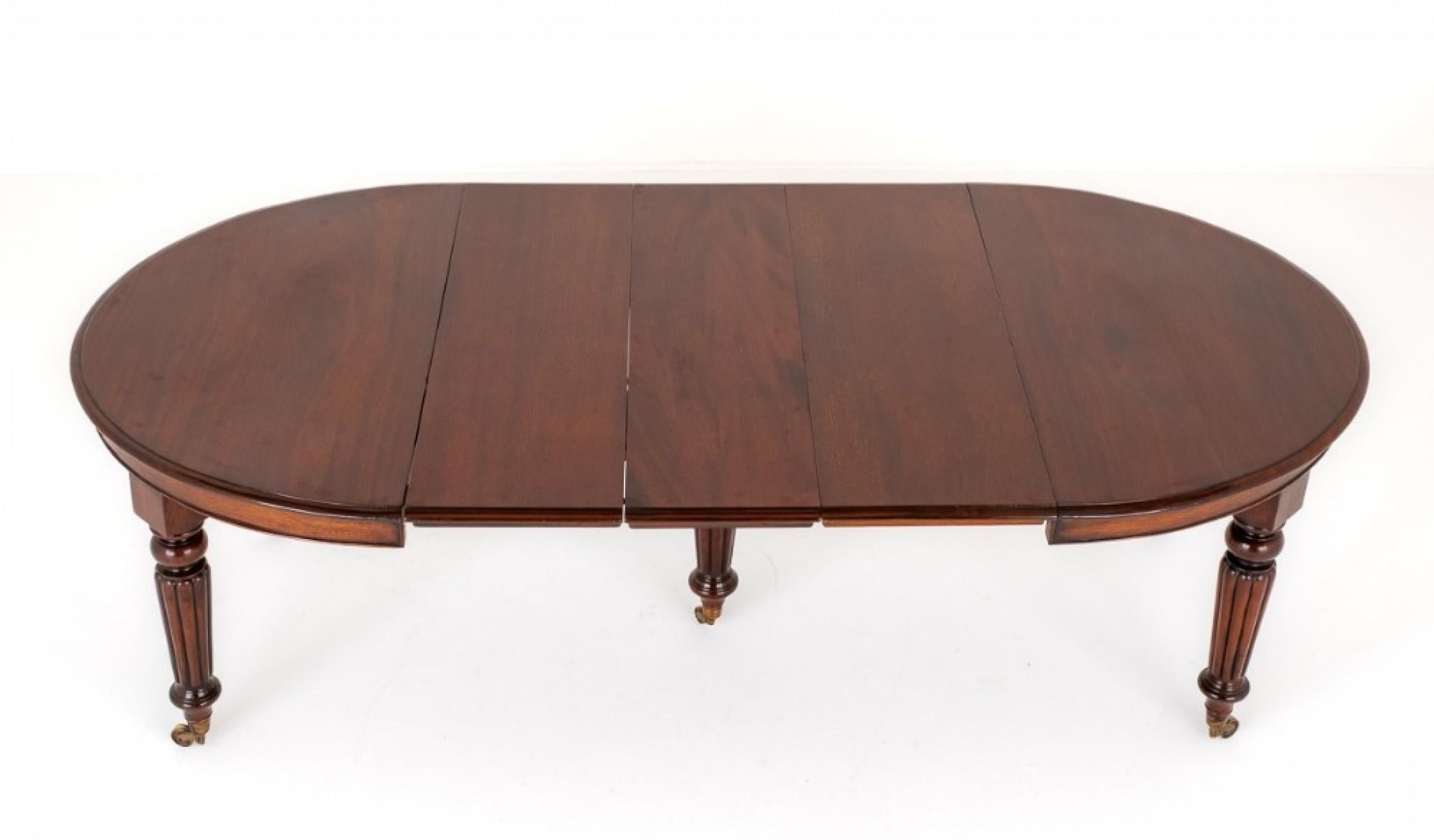 Late 19th Century William IV Dining Table Extending Mahogany 19th Century