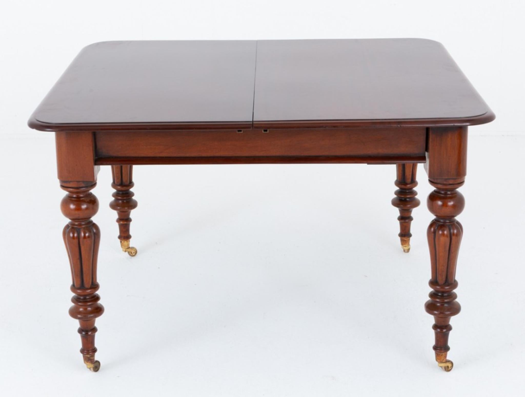Woodwork William IV Dining Table Mahogany 10 Seater Extending 19th C For Sale