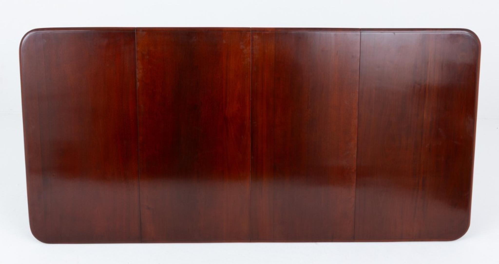 Late 20th Century William IV Dining Table Mahogany 10 Seater Extending 19th C For Sale