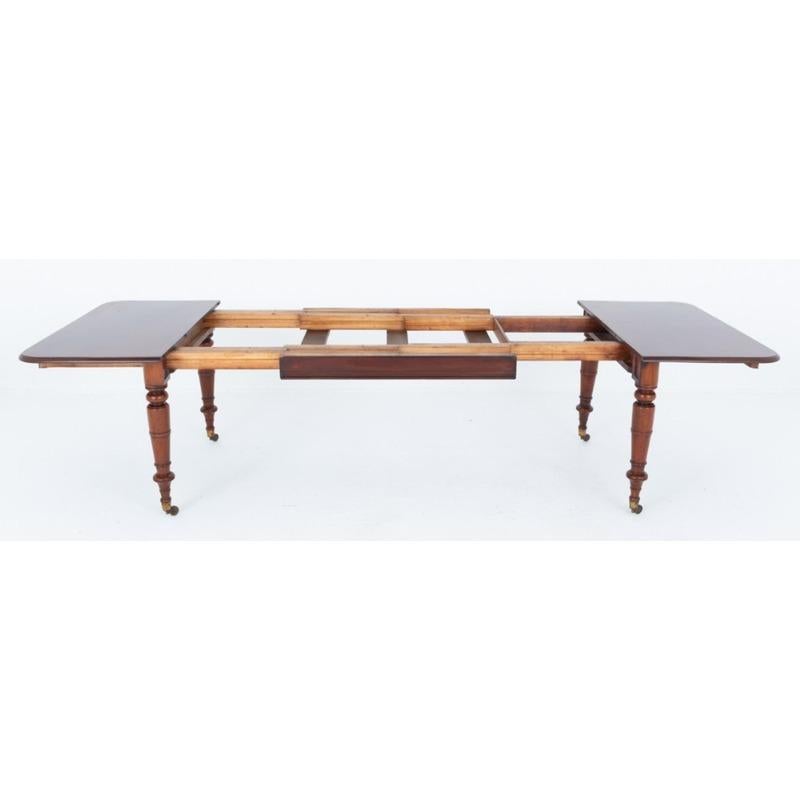 William IV Dining Table Mahogany Extending 14 Seater 19th C For Sale 2