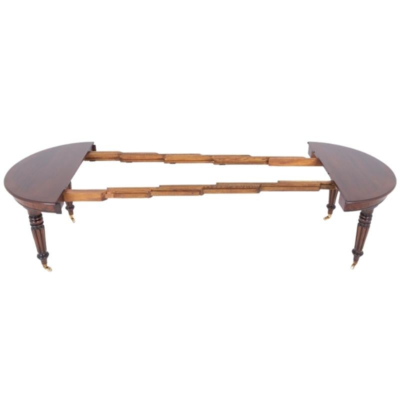 William IV Esstisch Mahagoni Ausziehbar 14 Sitzer im Angebot 1