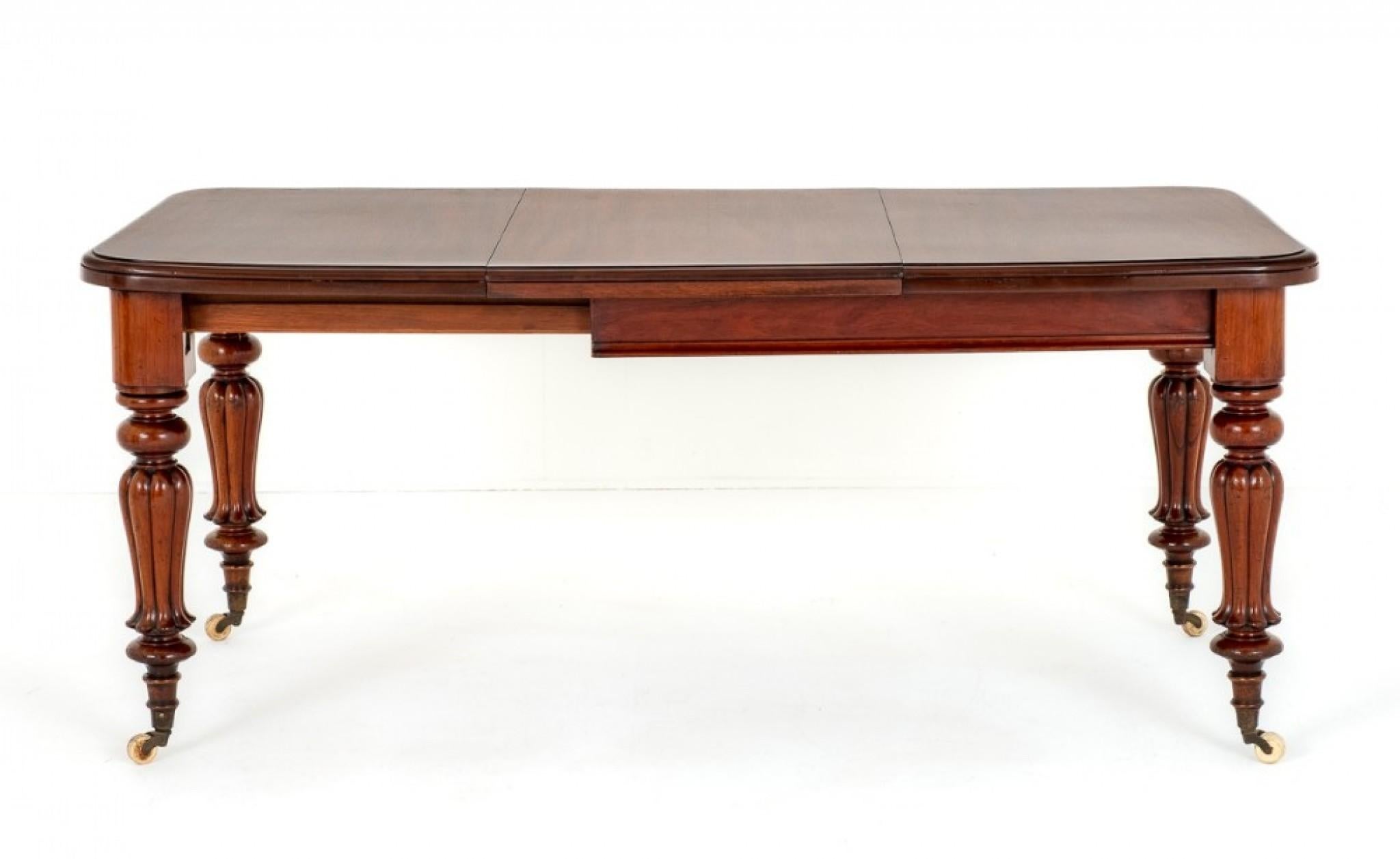 William IV Dining Table Mahogany Extending 1
