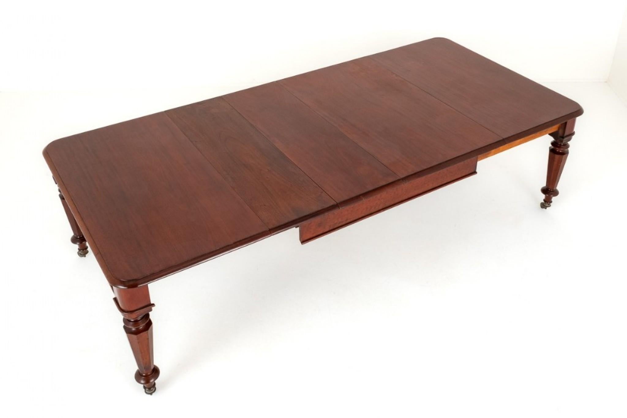 William IV Dining Table Mahogany Extending For Sale 1