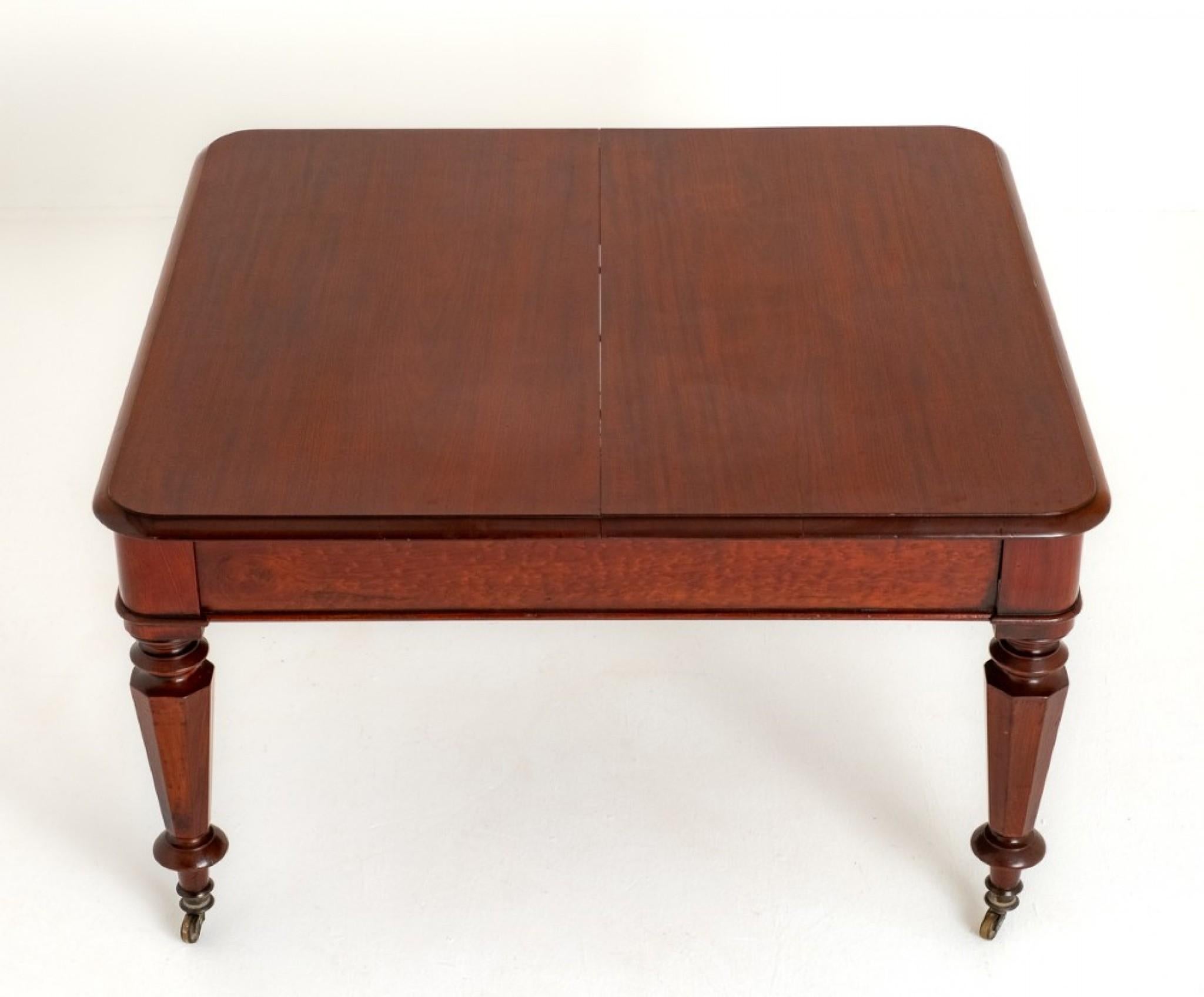 William IV Dining Table Mahogany Extending For Sale 2