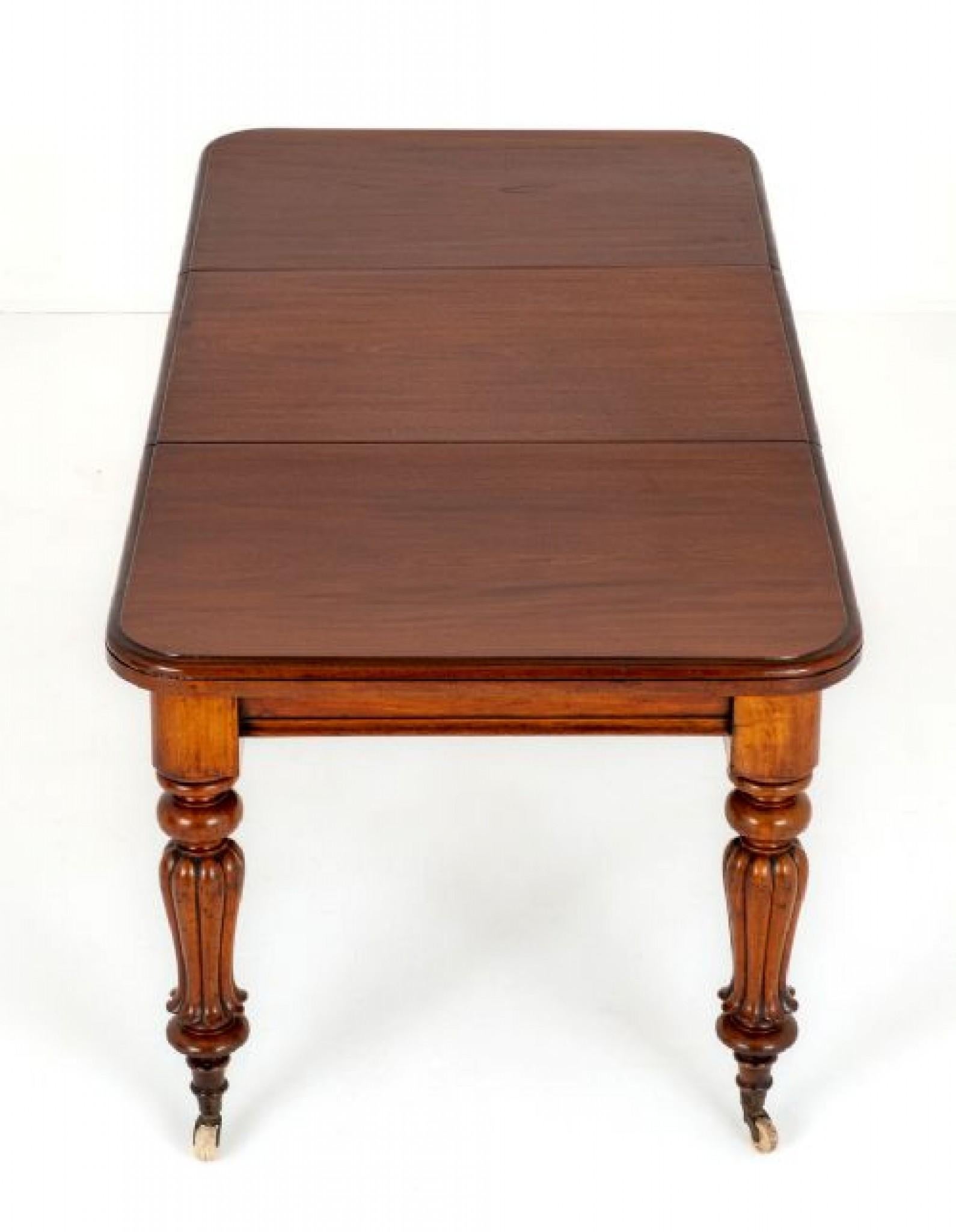 William IV Dining Table Mahogany Extending 4