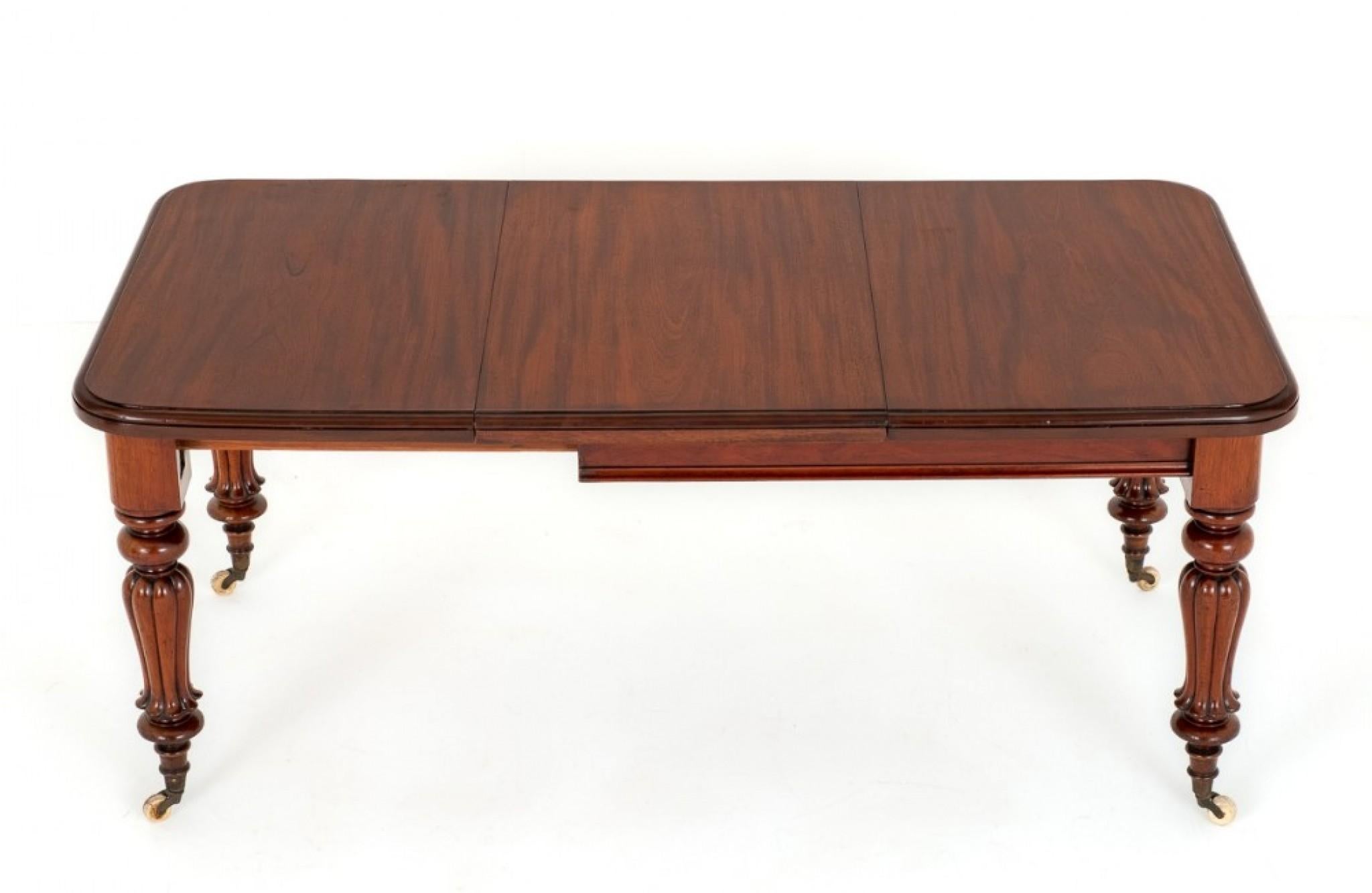 William IV Dining Table Mahogany Extending 5