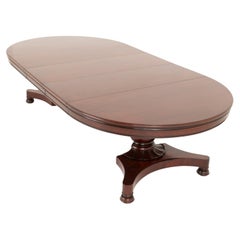 William IV Dining Table Mahogany Split Base
