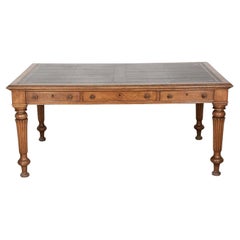 William IV Double Sided Oak Library Table