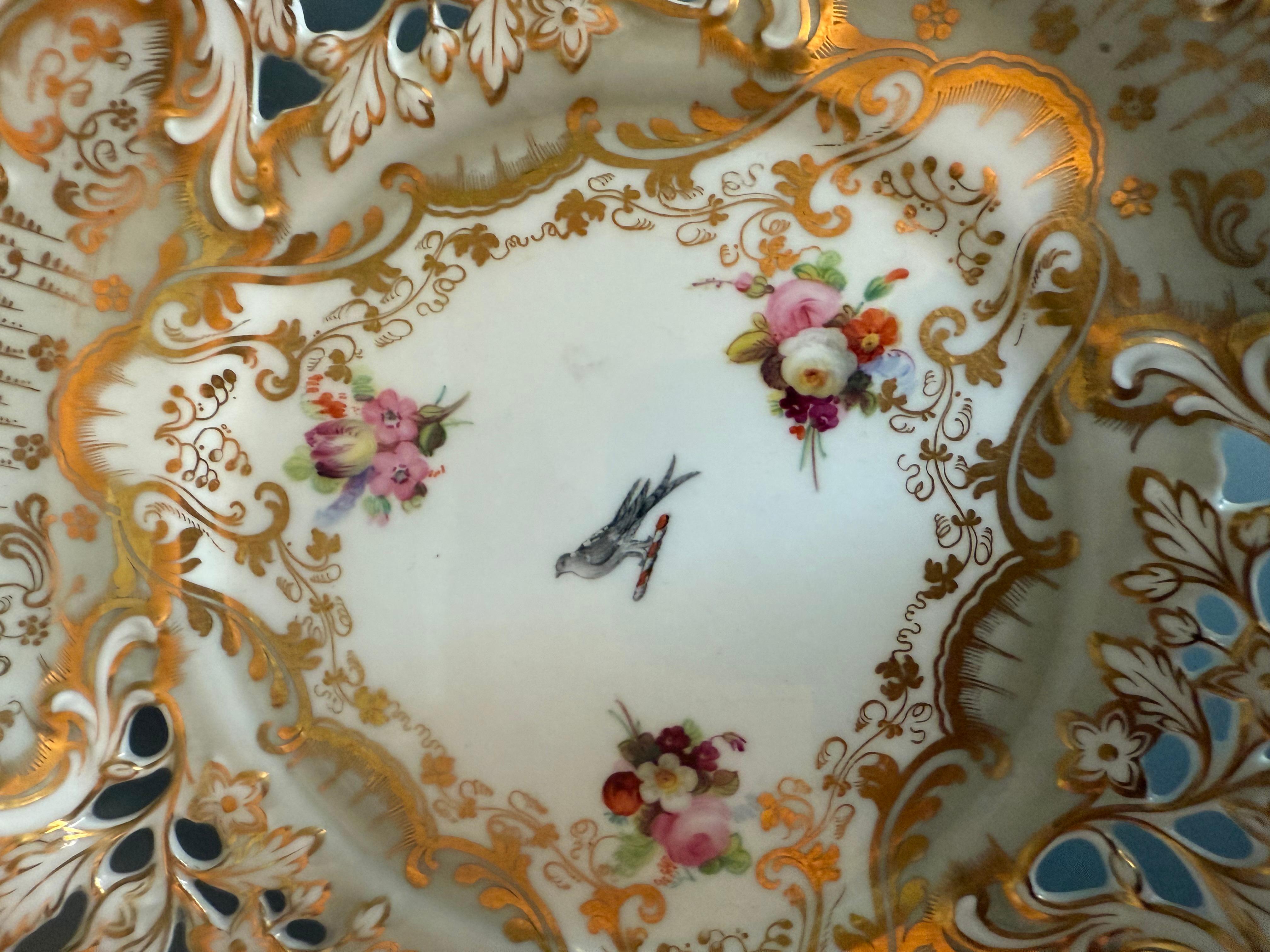 William IV Frühe Davenport Chine Servierplatte 19. Jahrhundert im Angebot 3