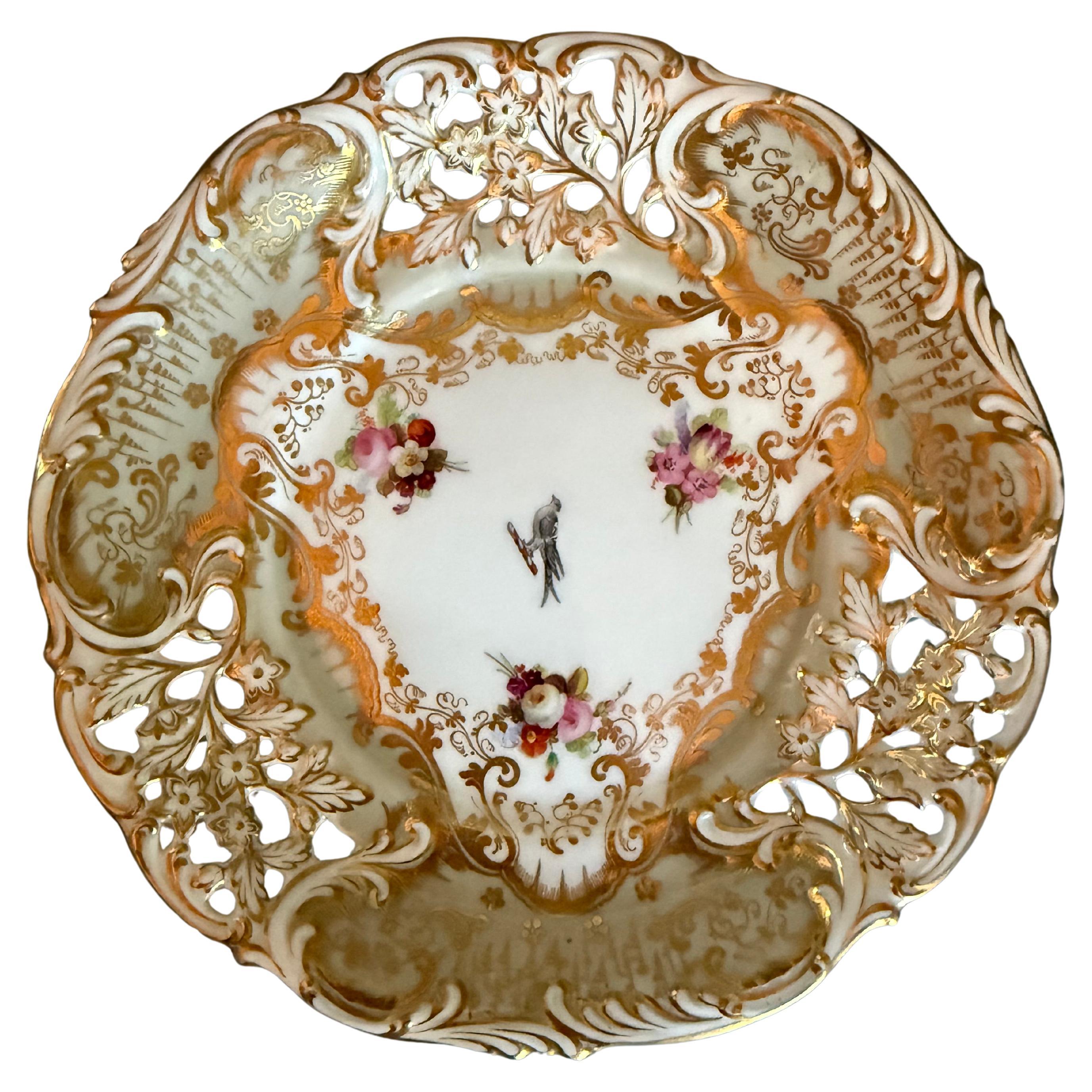 William IV Frühe Davenport Chine Servierplatte 19. Jahrhundert im Angebot