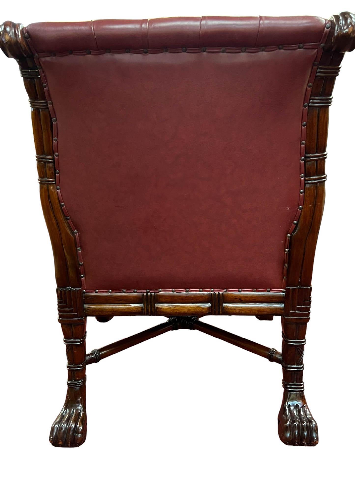 William IV / Sillón victoriano de estilo Chesterfield, mediados del siglo XIX en venta 12