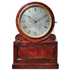 William IV / Early Victorian Eight-Day Mahogany Table Clock, by Widenham, London