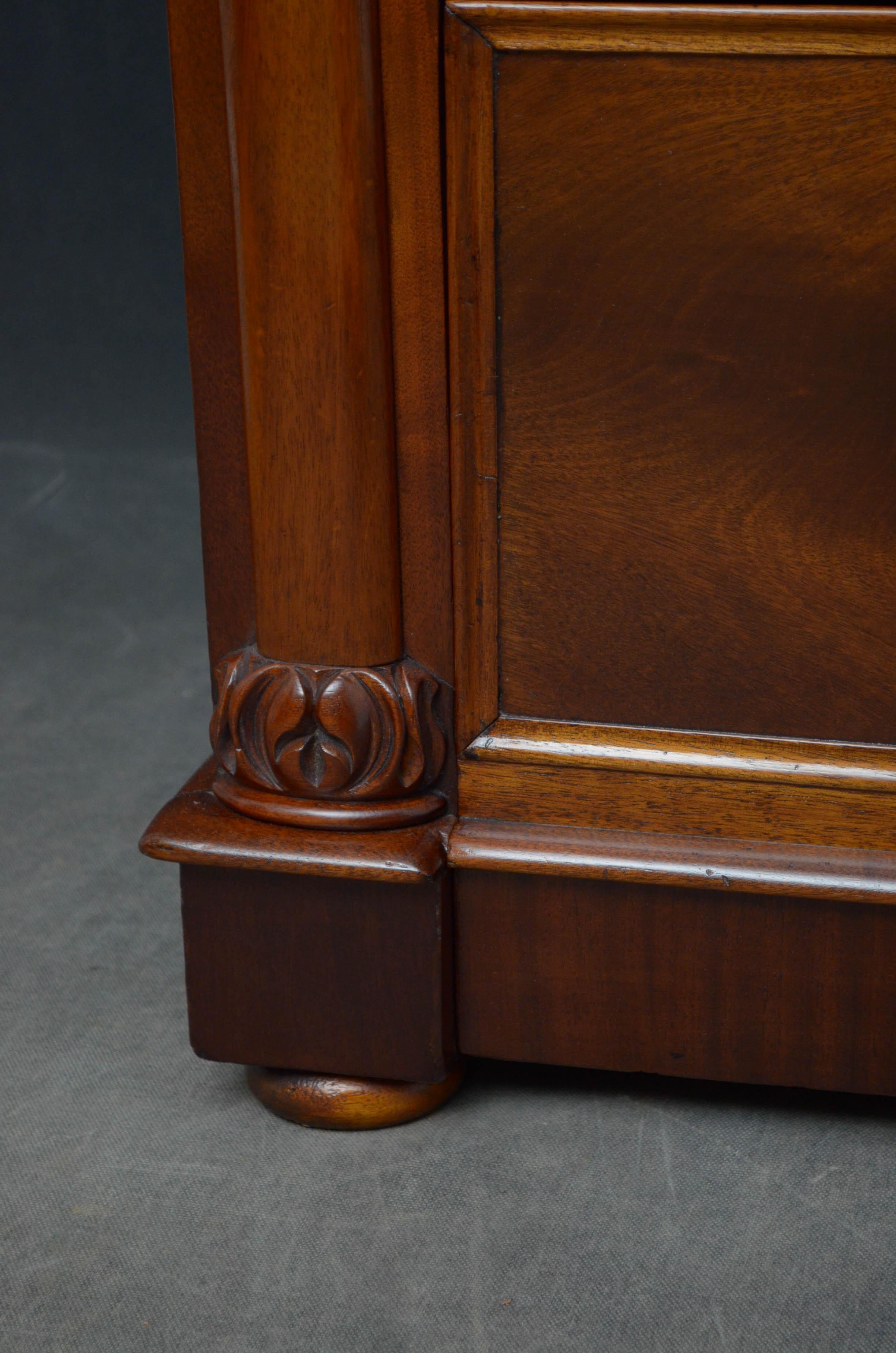 William IV / Early Victorian Mahogany Chest of Drawers im Zustand „Gut“ in Whaley Bridge, GB