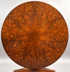 Mesa redonda de desayuno «William IV Flame Mahogany»