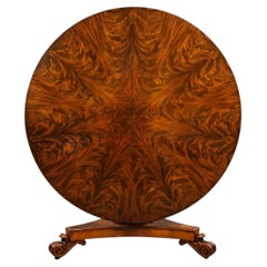 Mesa redonda de desayuno «William IV Flame Mahogany»