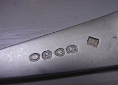 William IV Flatware Set Made in London by John and Henry Lias, 1837