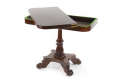 Table à thé pliante William IV à la manière de Gillows