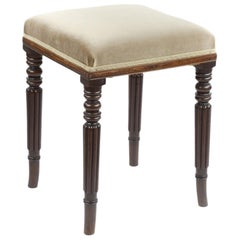 William IV Gillows Stool in Mahogany