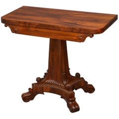 William IV Goncalo Alves Card Table