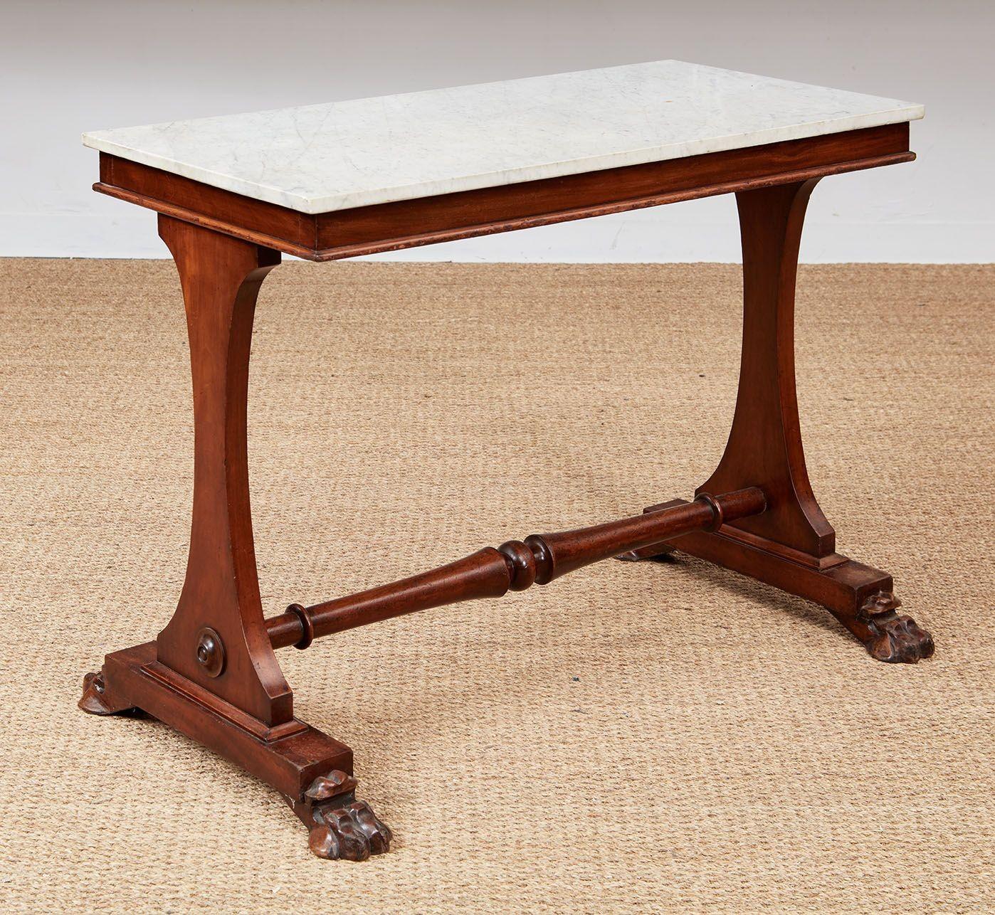 Marbre Table console William Hall en vente