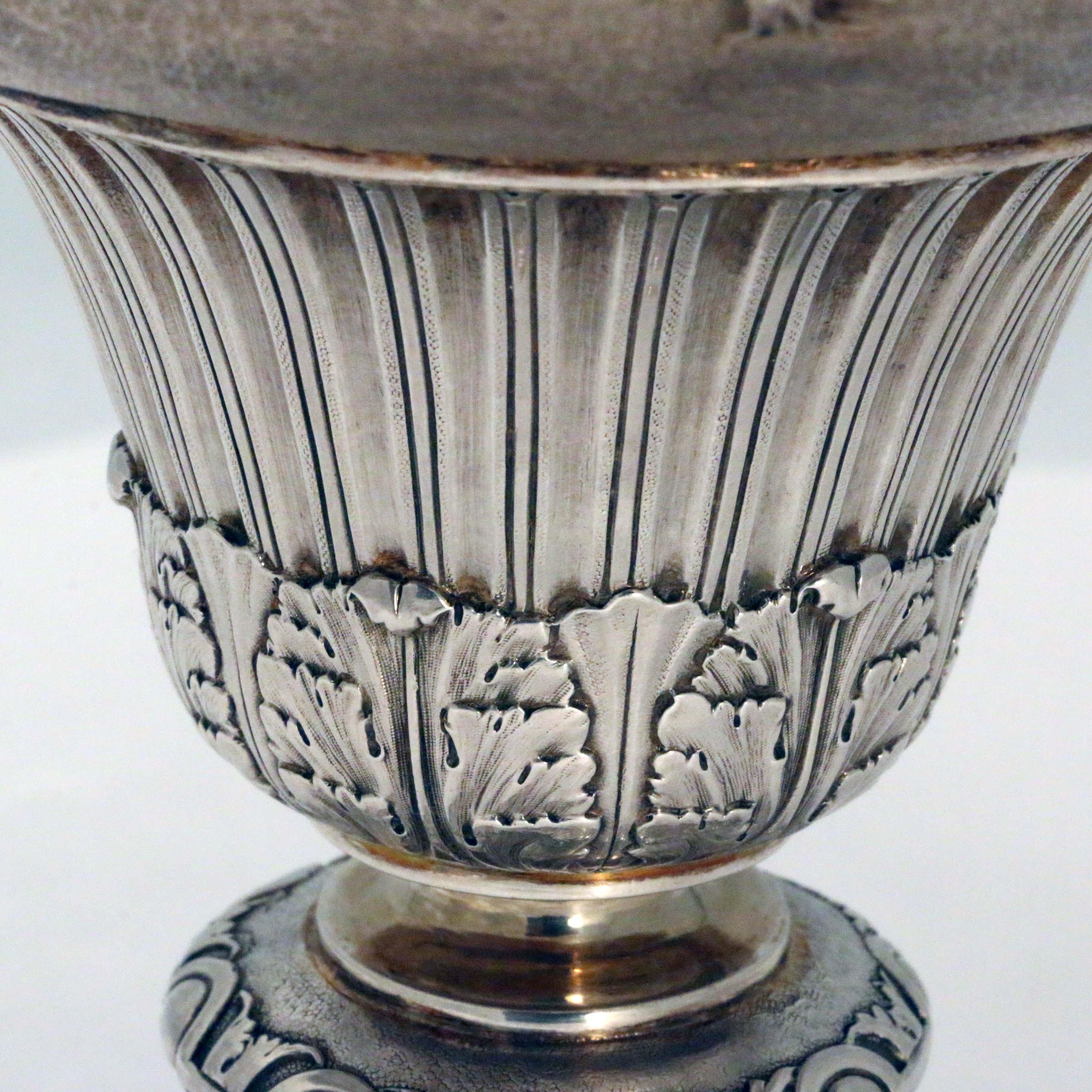 William IV Hall Marked Silver Claret Jug by Benjamin Smith 4