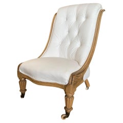Antique William IV Library Chair