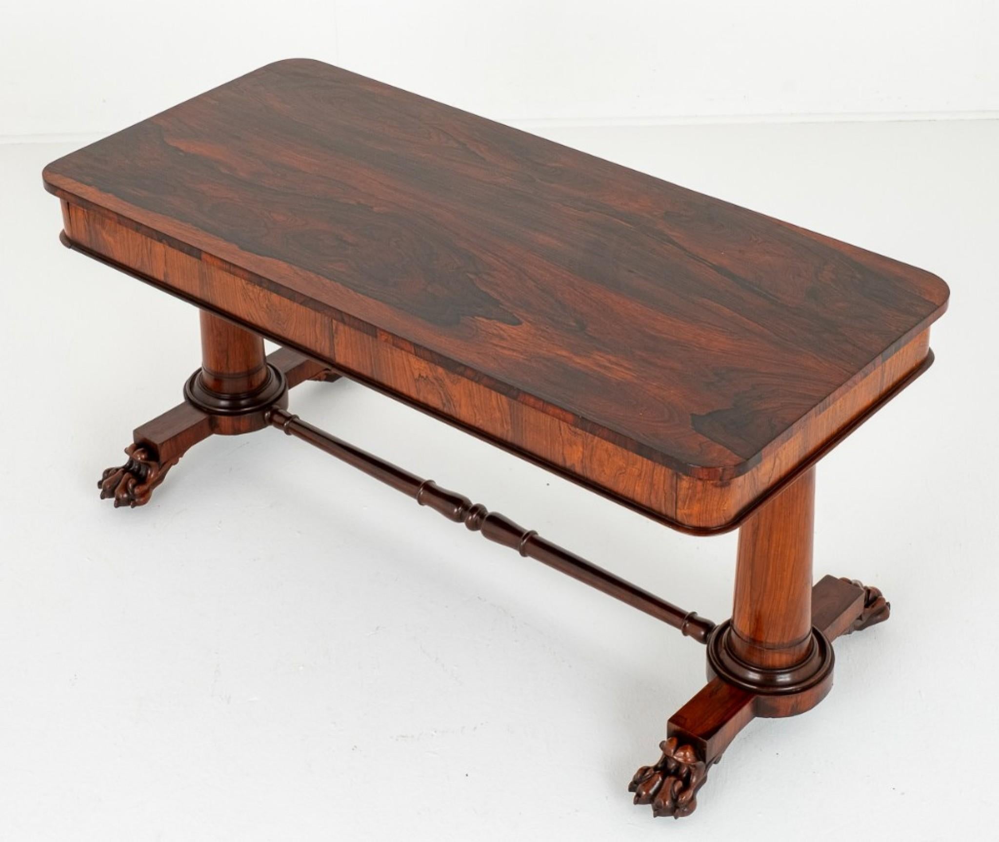 William IV Library Table Desk 19th Century For Sale 5