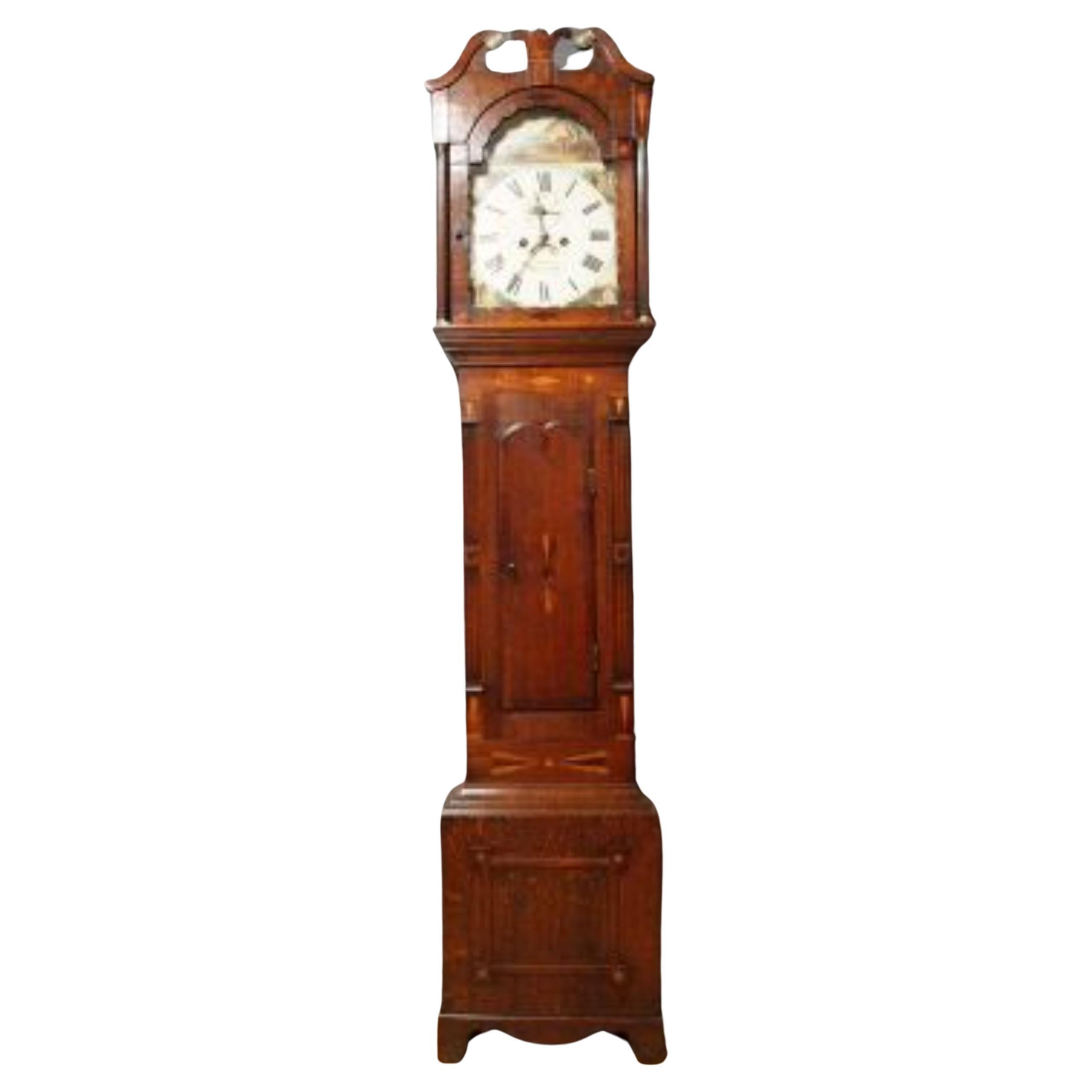 Horloge de parquet William IV par Hillier, Basignstoke