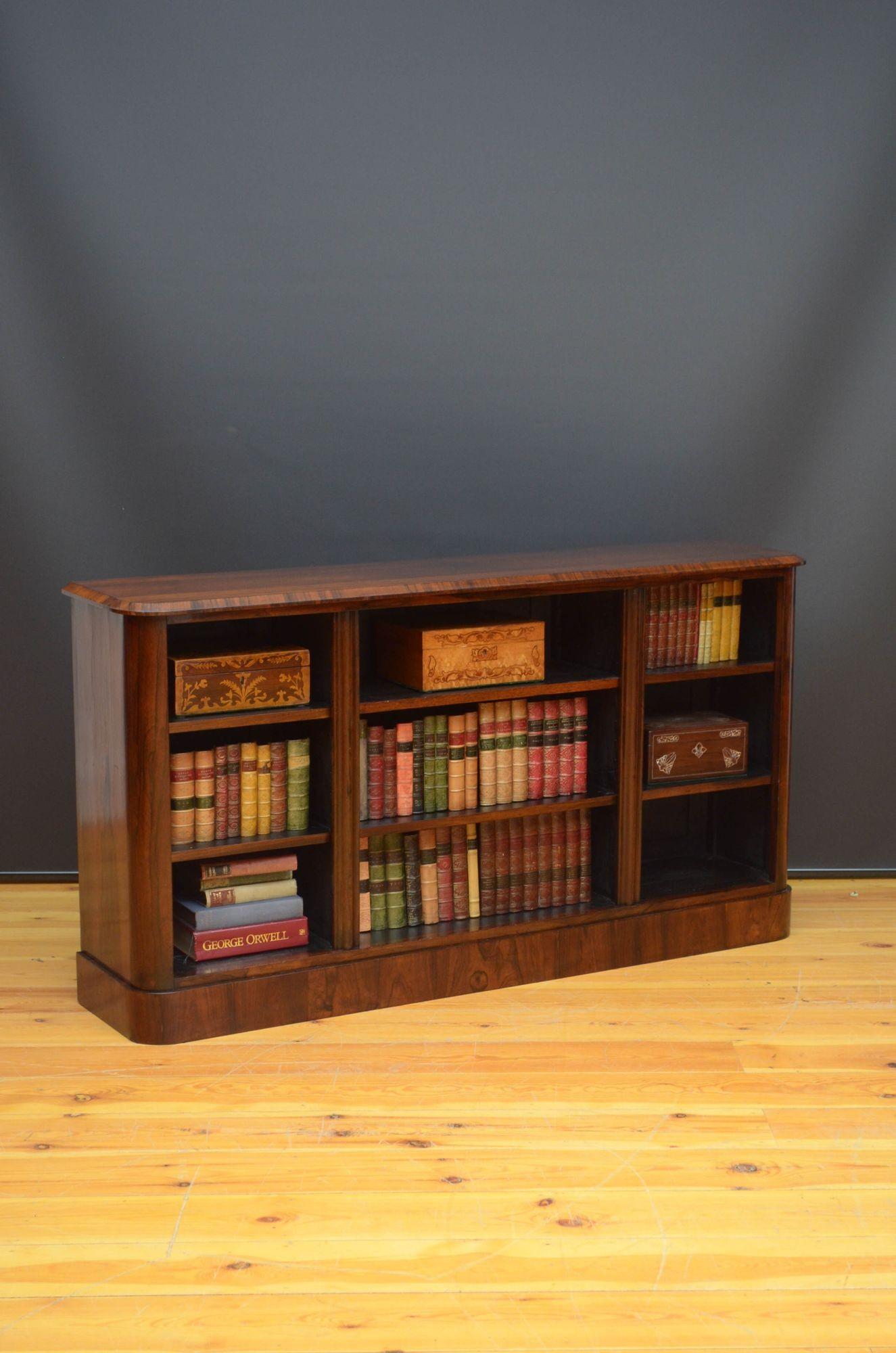 wide low bookcase