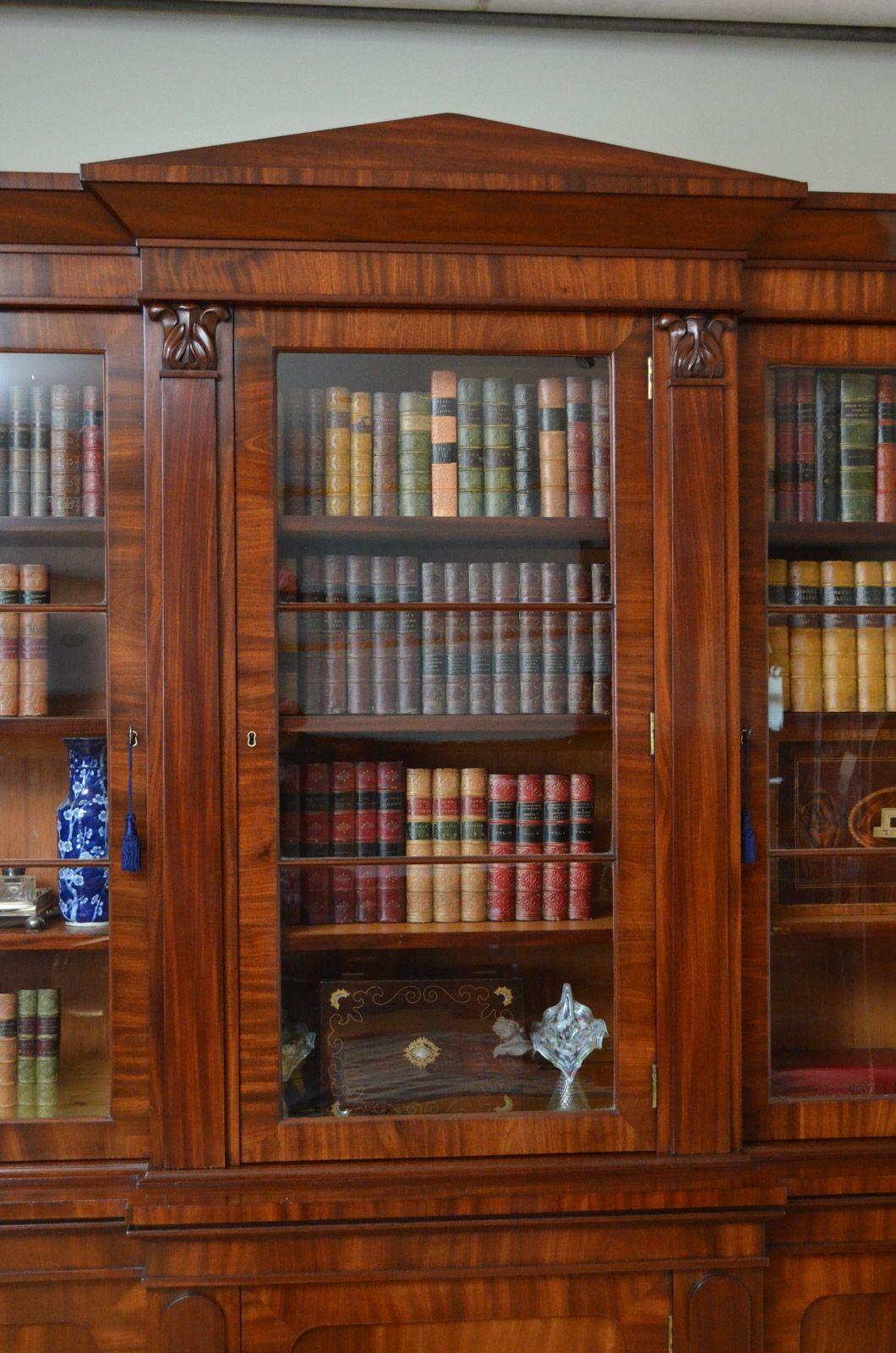 British William IV Mahogany Bookcase