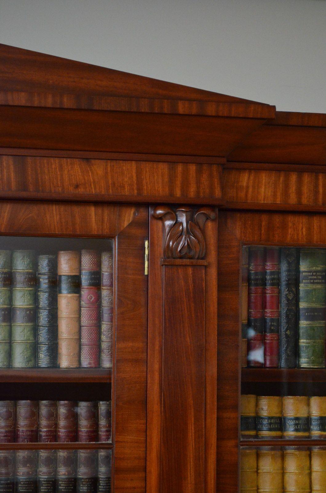 William IV Mahogany Bookcase 2