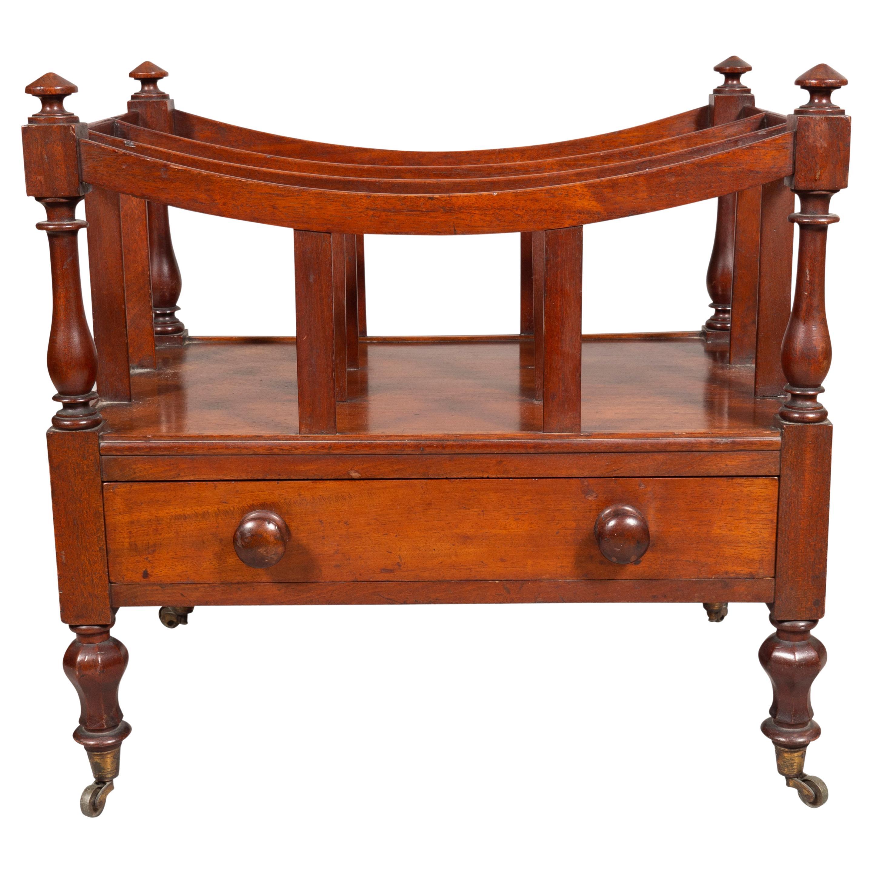 William IV Mahogany Canterbury