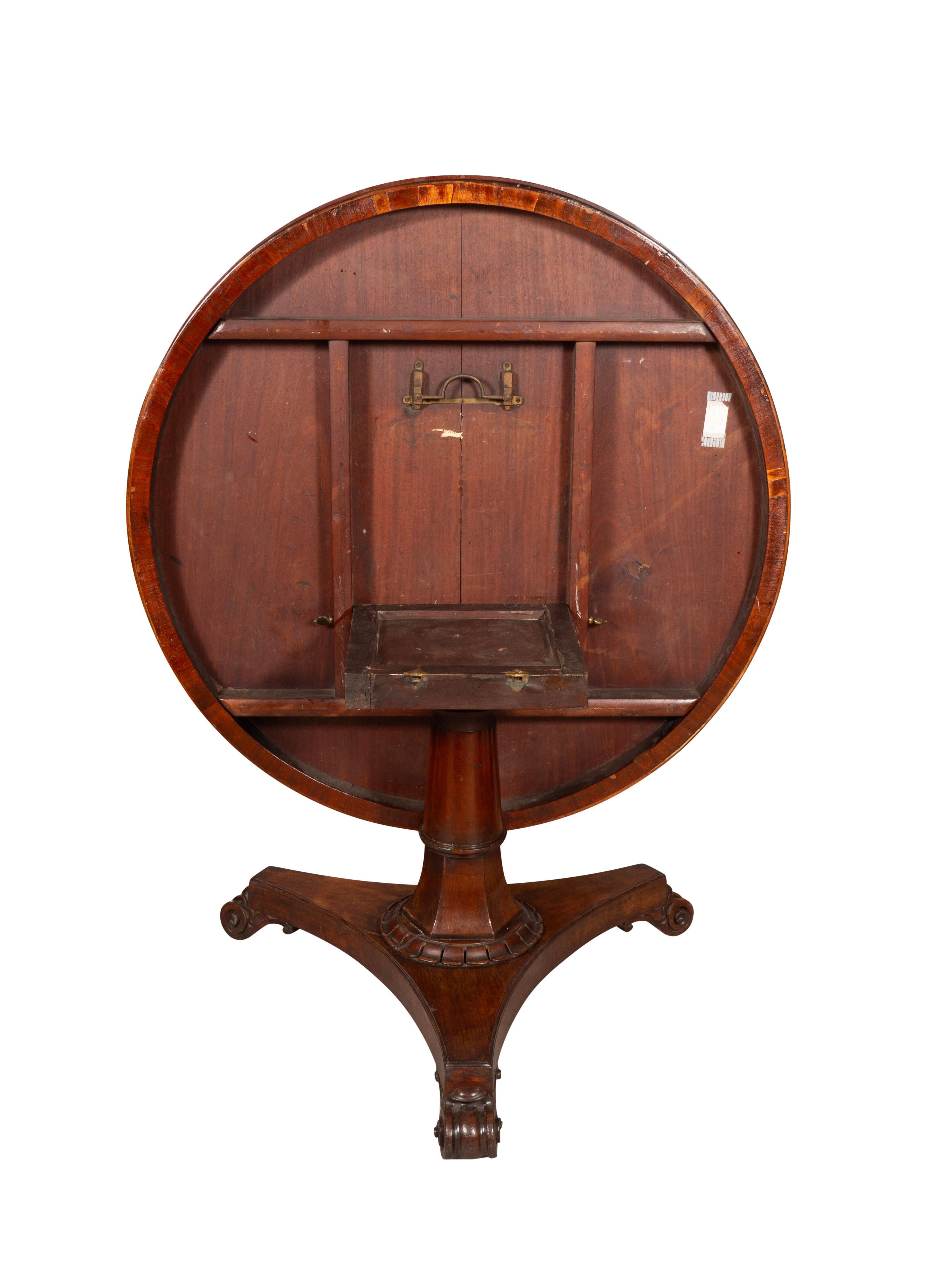William IV Mahogany Center Table For Sale 5